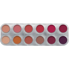 Grimas Eyeshadow & Rouge Palette Matte 12 x 2 gr, GEYRO-RC